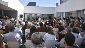 Entrega de premios de una edición anterior del Certame Literario 'Inventa unha flor', en este caso en el centro cívico de Canido