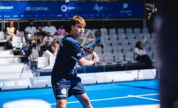 Iago Fuertes, durante un torneo