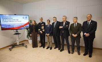 Inauguración del colegio de médicos