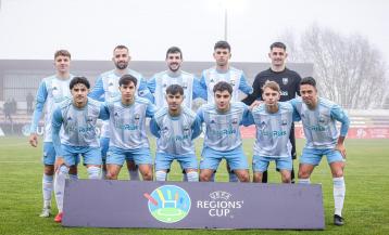 Once titular de la selección gallega de aficionados contra Andalucía