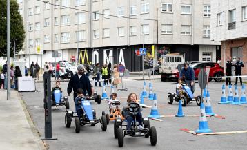 Rúa Colombia circuito de la semana de la seguridad viaria