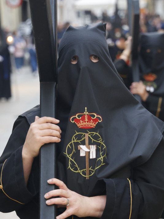procesión de la Caridad y Silencio Cofradía Las AngustiasSemana Santa Ferrol 2026