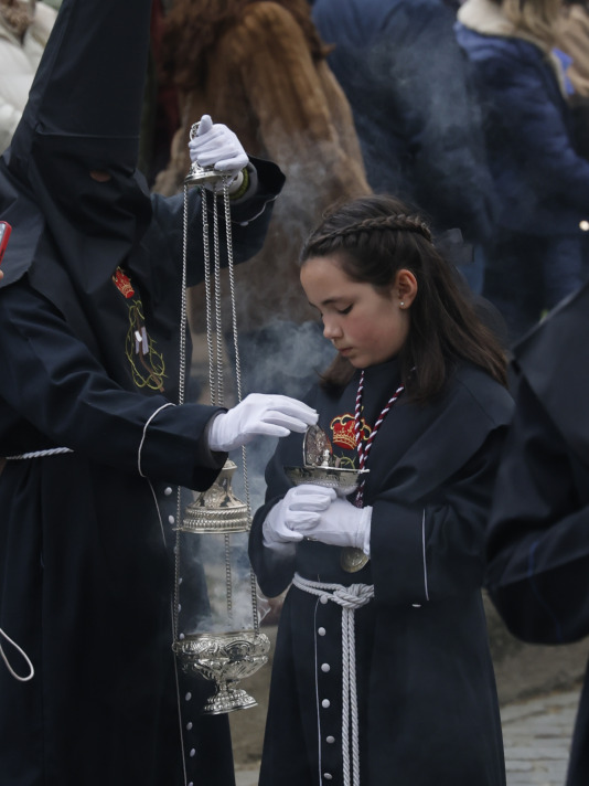 procesión de la Caridad y Silencio Cofradía Las AngustiasSemana Santa Ferrol 2026