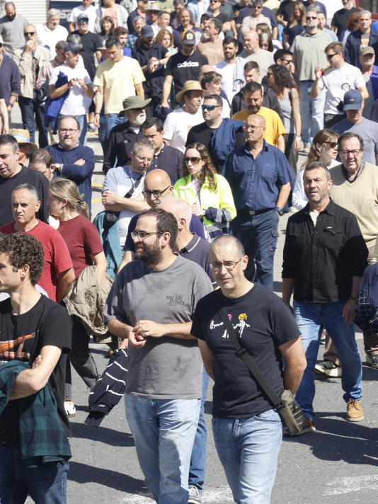 Manifestación persoal civil de Defensa