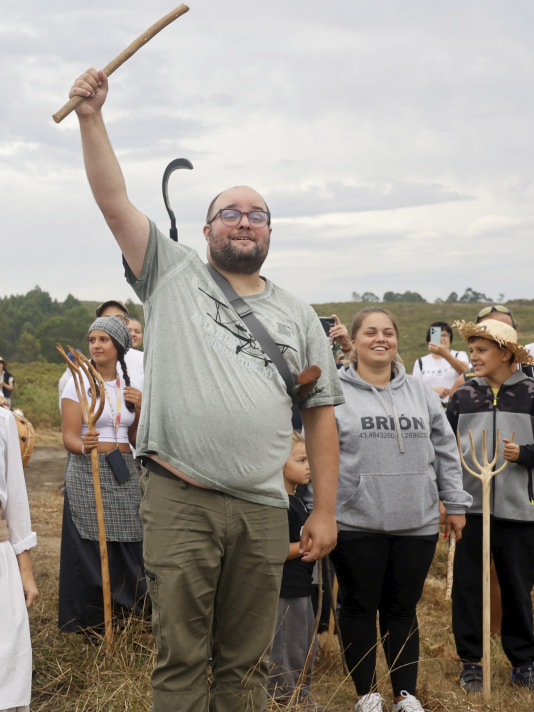 Batalla de Brión226 aniversario35ª marcha polos montes de Brión