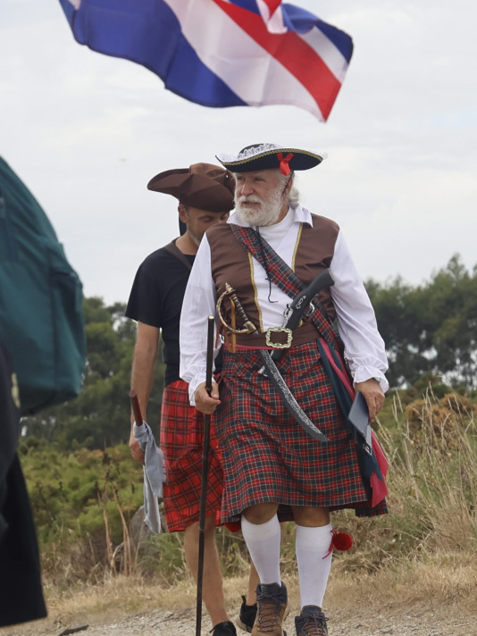 Batalla de Brión226 aniversario35ª marcha polos montes de Brión