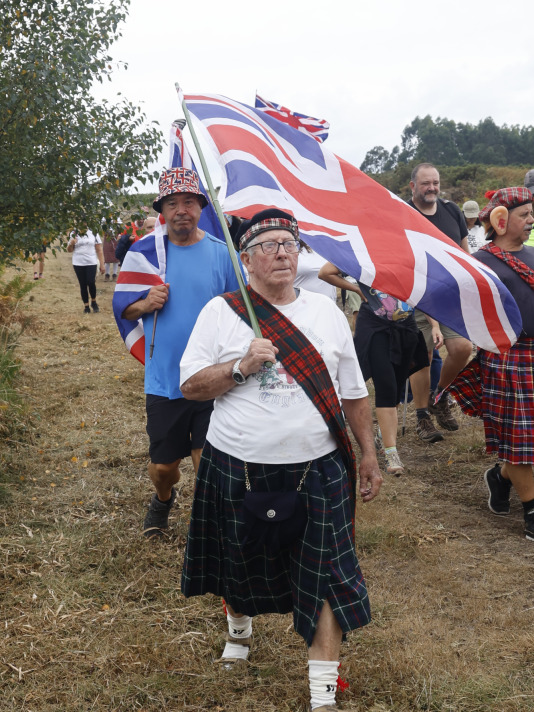 Batalla de Brión226 aniversario35ª marcha polos montes de Brión