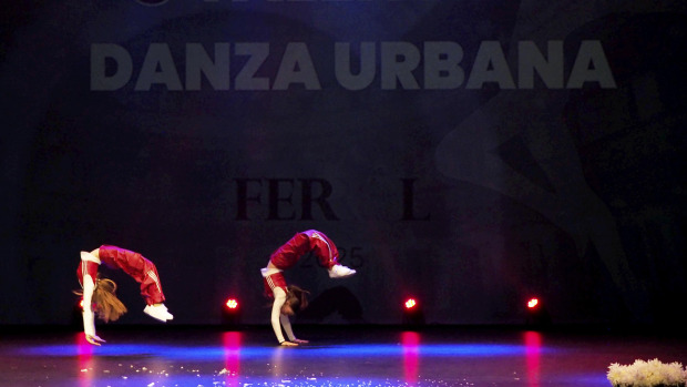 Una de las actuaciones de O Talentiño, el pasado 2025 en el teatro Jofre