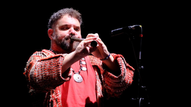 Abraham Cupeiro, el año pasado, en concierto en el Auditorio de Ferrol