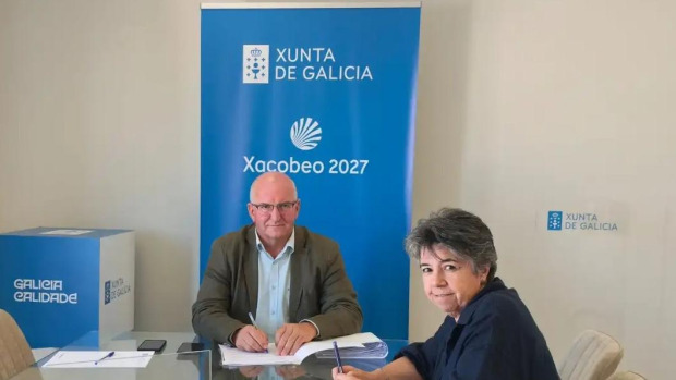 Freire y Bascoy, durante el encuentro de trabajo