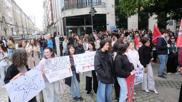 La manifestación del Sindicato de Estudantes tiene como punto de encuentro el edificio administrativo de la Xunta en Ferrol