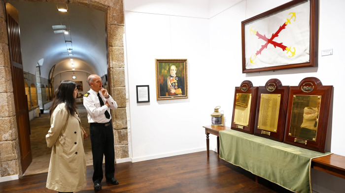 Museo Naval visita a la expo 300 años del departamento Marítimo del Norte