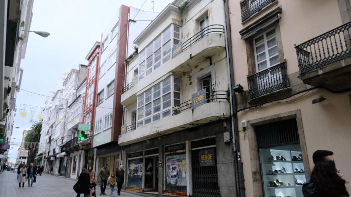 El barrio de A Magdalena figura con precios de 1.621 euros por unidad de suelo