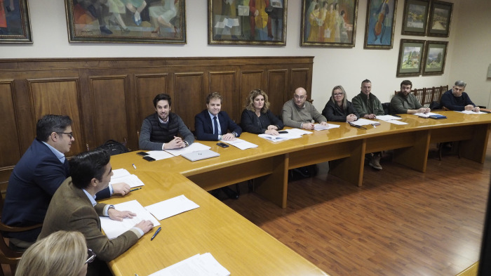 Primer pleno de la Mancomunidade, celebrado ayer en el Concello