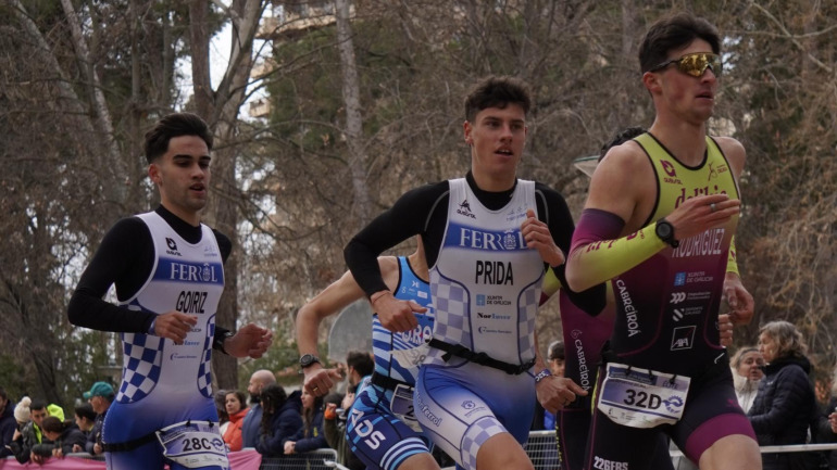 Imagen de archivo del Triatlón Ferrol cuando logró el ascenso