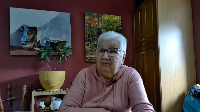 Unha das protagonistas do documental de Vera Varela 'Mugardos lugar dos... silencios'