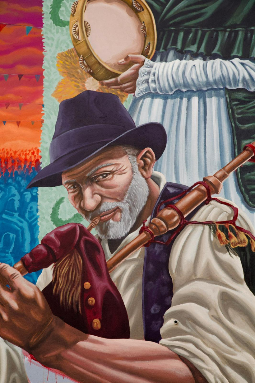 Detalle del gaiteiro