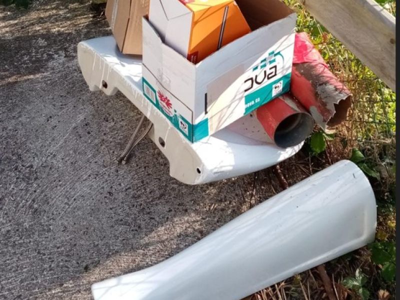Basura abandonada San Sadurniu00f1o 