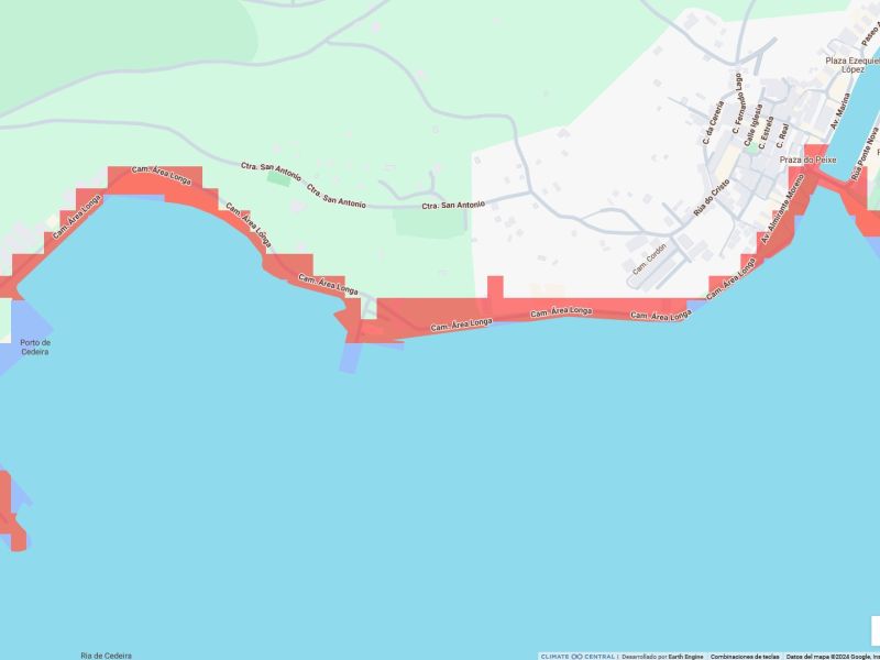 Mapas nivel del mar climate central (3)