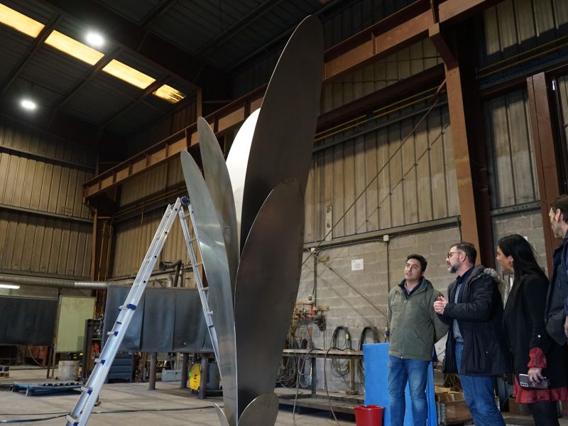 Escultura patinha