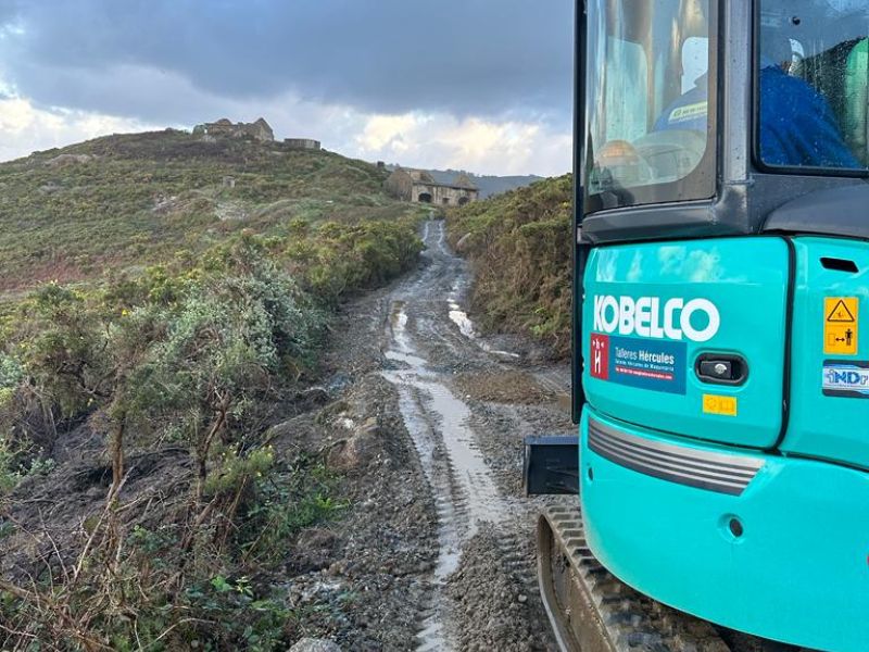 Ares obras camiño Salgueiras Chanteiro1
