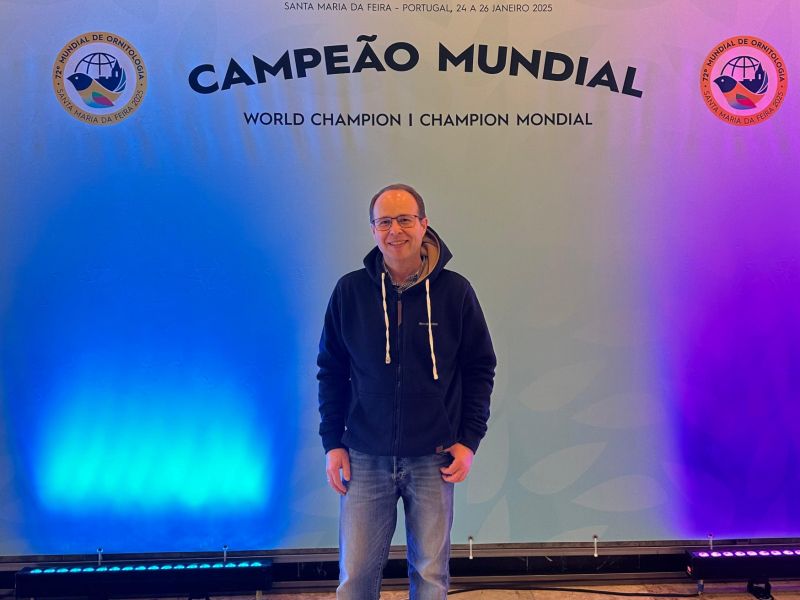 Jose Antonio Garcia campeon ornitologia