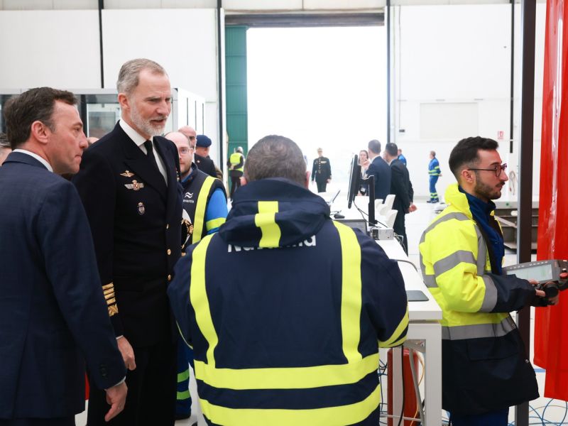 Rey visita arsenal ferrol 20250220 20