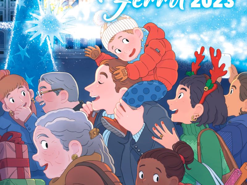 Cartel navidad maria brenn