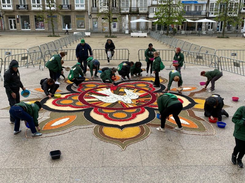 Alfombra floral resurreccion ponteareas 19505801
