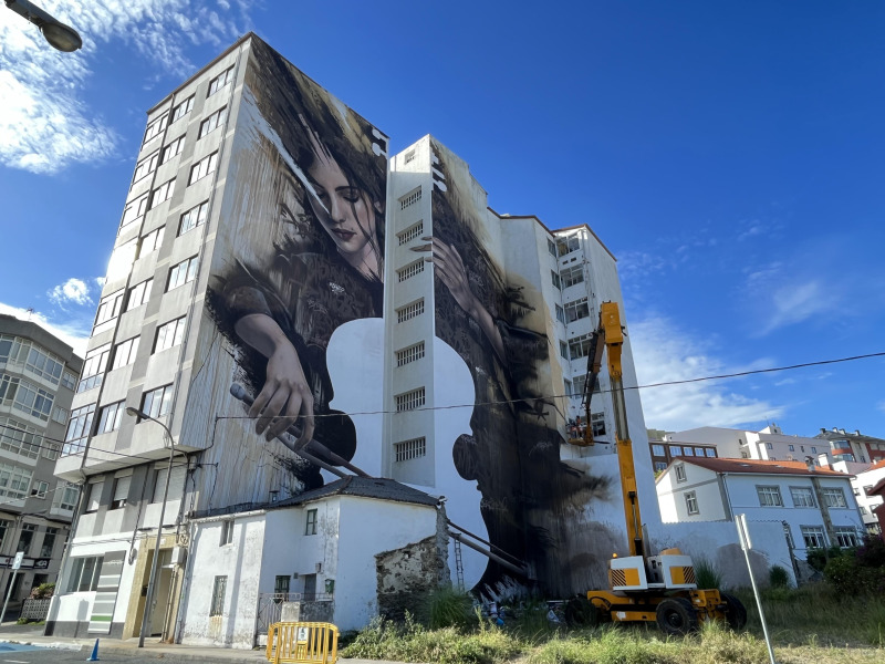Fene Un mural de Fene compite por ser el mejor del mundo