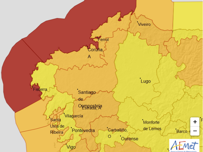 Aemet alerta roja