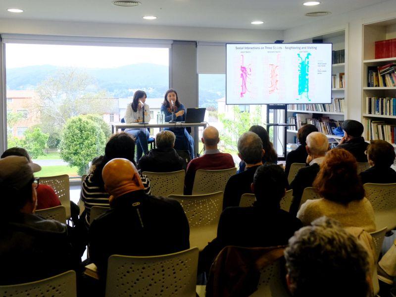 Imagen de archivo de una charla en el centro cívico