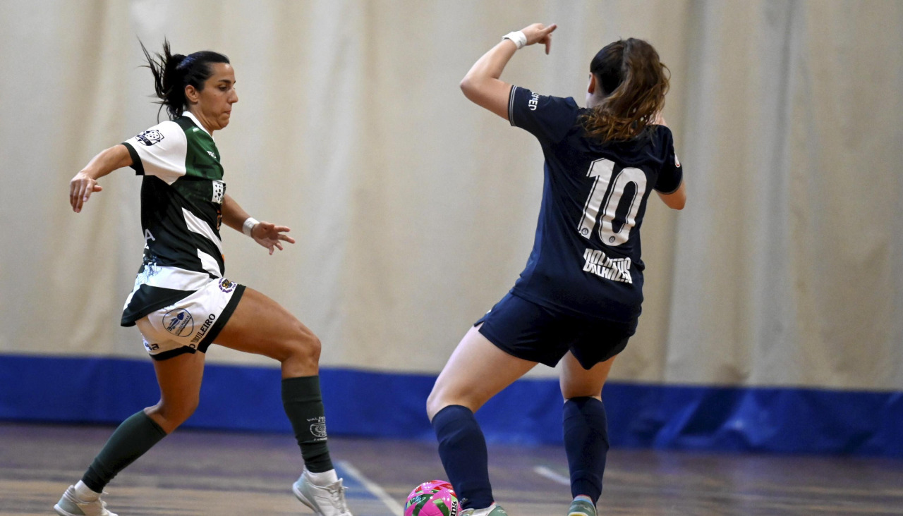 Las ferrolanas, durante el duelo de Copa ante el Castro 