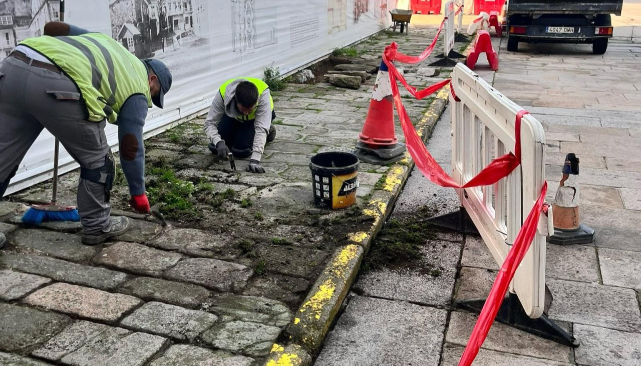 Los trabajos proseguirán en otros puntos como la avenida de Ferrol