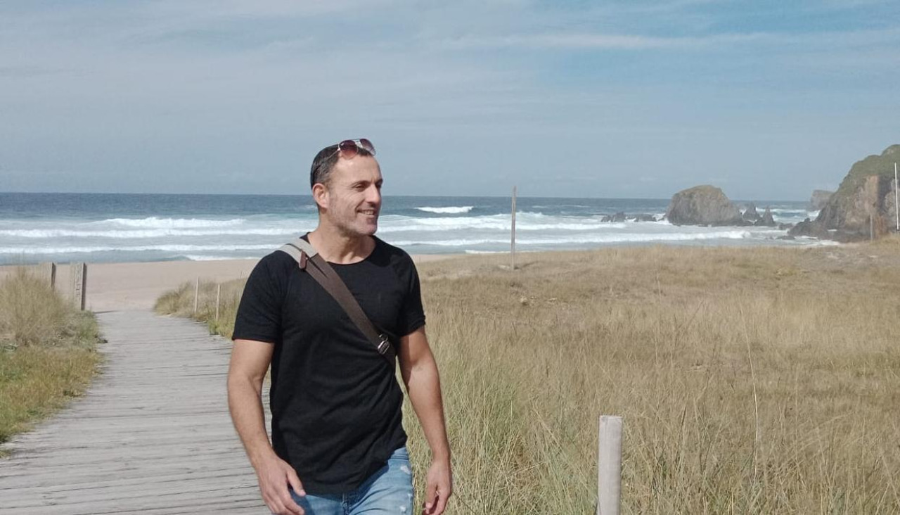 Jordi Cicely, aunque es natural de Lugo, hace años que se asentó en Ferrol