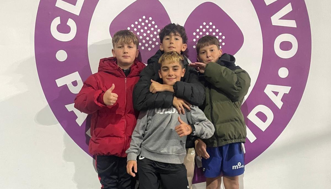 Lucas Garcia y Mateo Garcia de los Reyes, después del torneo