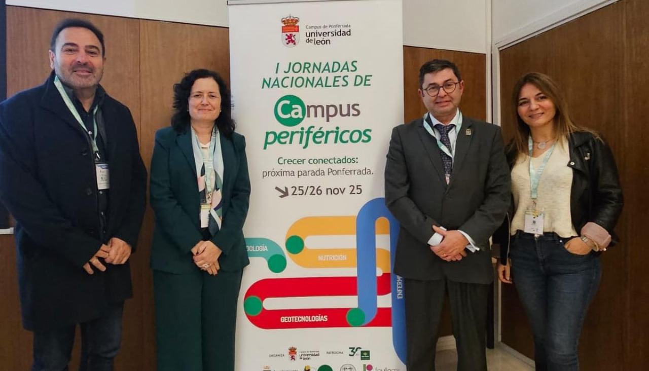 Por orden, los vicerrectores de los Campus de Ourense, Ferrol, Lugo y Pontevedra