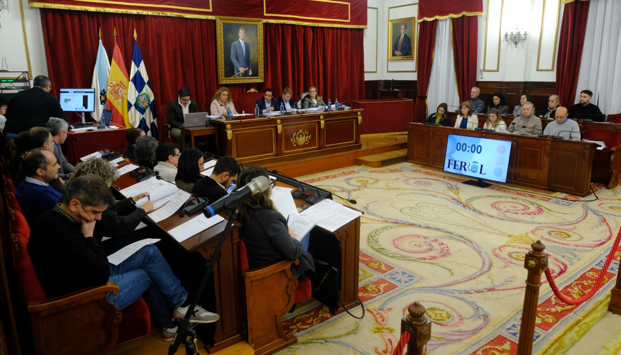Pleno concello de Ferrol