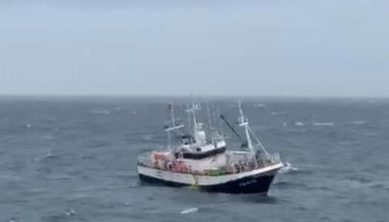 Buque "Itoitz" que se encontraba a la deriva