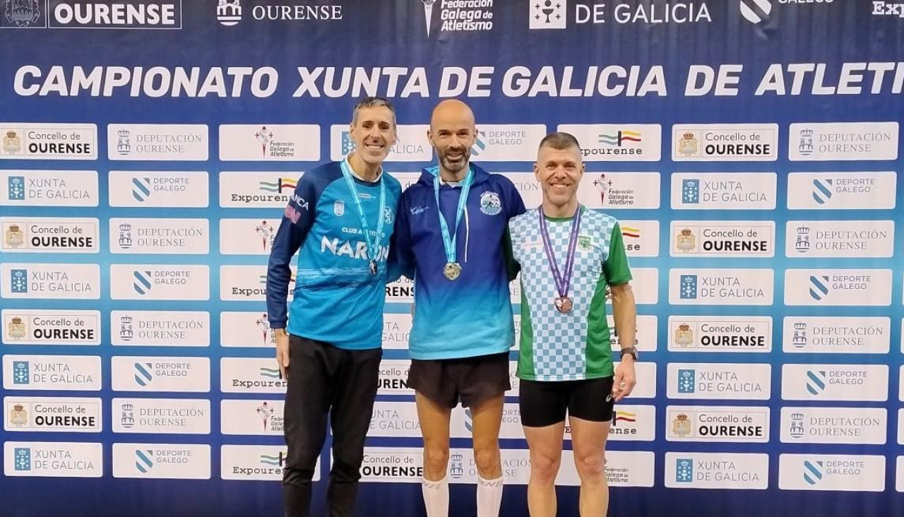 Díaz -izq.- y Pérez -dcha.- en el cajón máster