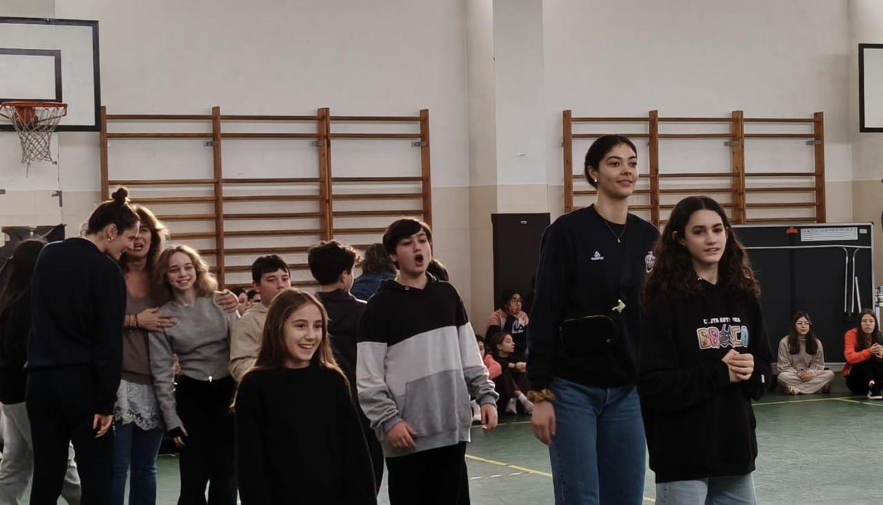 Daniels y Sánchez-Ramos, durante una actividad