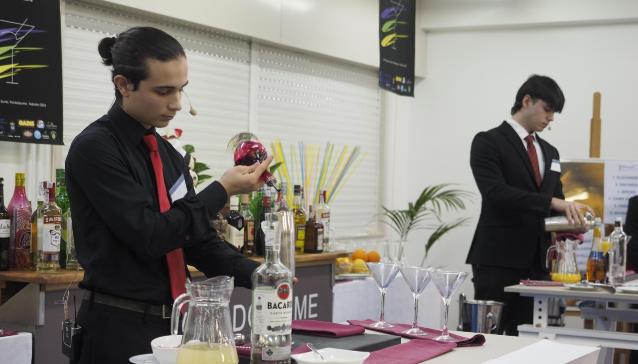 Edición anterior de la prueba de coctelería