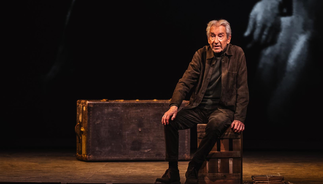 El actor durante una representación