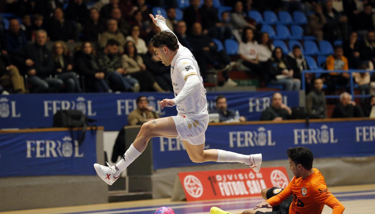 Malaguti, durante el duelo de la tarde del sábado