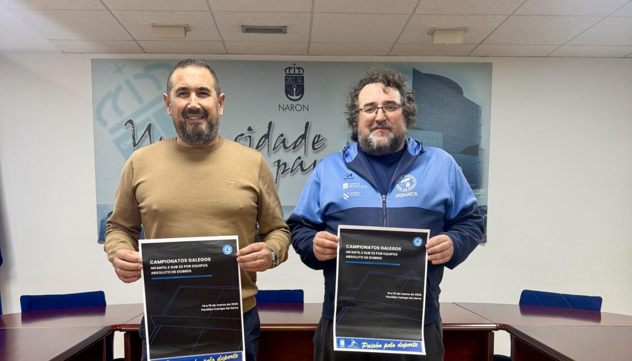 Santalla y Montero, durante la presentación
