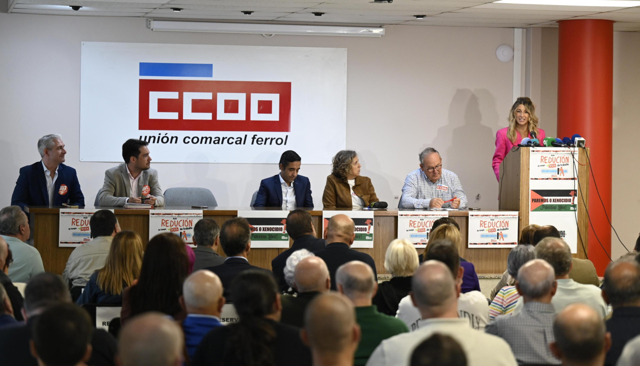 Imagen de archivo de la reinauguración de la sede de CCOO