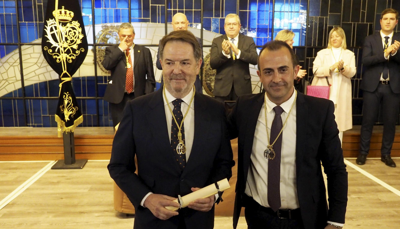 Bieito Rubido fue otro de los galardonados con la Medalla de Oro de Dolores