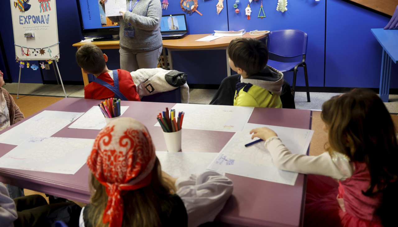 Uno de los talleres que organiza periódicamente Exponav para el público infantil