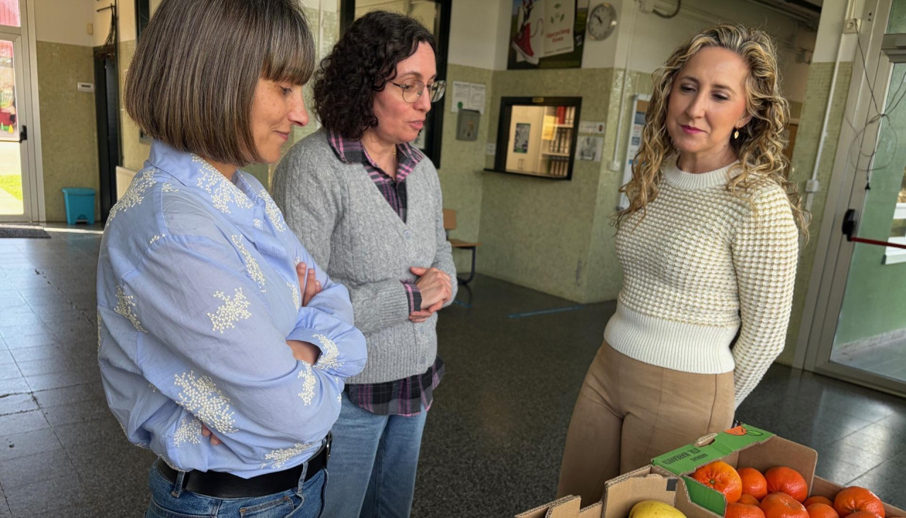 El IES de Canido recibió la visita de la delegada territorial de la Xunta
