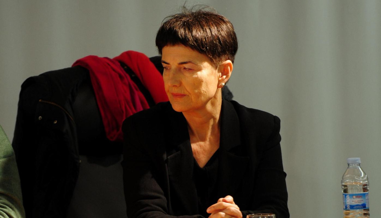 Imagen de archivo de Eva Veiga en una presentación en Pontedeume